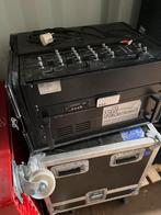 Inter-M PA 9324 Amplifier in case met diverse zie foto’s, Overige merken, Gebruikt, Ophalen of Verzenden, Nvt