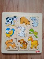 Goki dieren combinatiepuzzel, Ophalen of Verzenden, Zo goed als nieuw