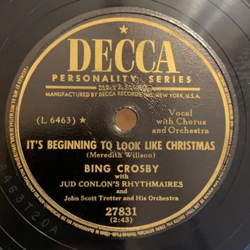GEZOCHT: Bing Crosby - It's Beginning To Look Like Christmas beschikbaar voor biedingen