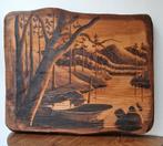 Vintage hout gravure Rolf Lundqvist sweden, Ophalen