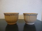 Terracotta overpotjes., Overige kleuren, Aardewerk of Porselein, Ophalen of Verzenden, Zo goed als nieuw