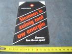 sticker siemens is zuinig met uw energie - een klasse apart*, Ophalen, Zo goed als nieuw, Bedrijf of Vereniging