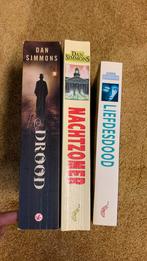 Dan Simmons 3x - Liefdesdood, Drood, Nachtzomer, Ophalen of Verzenden, Zo goed als nieuw, Nederland, Dan Simmons