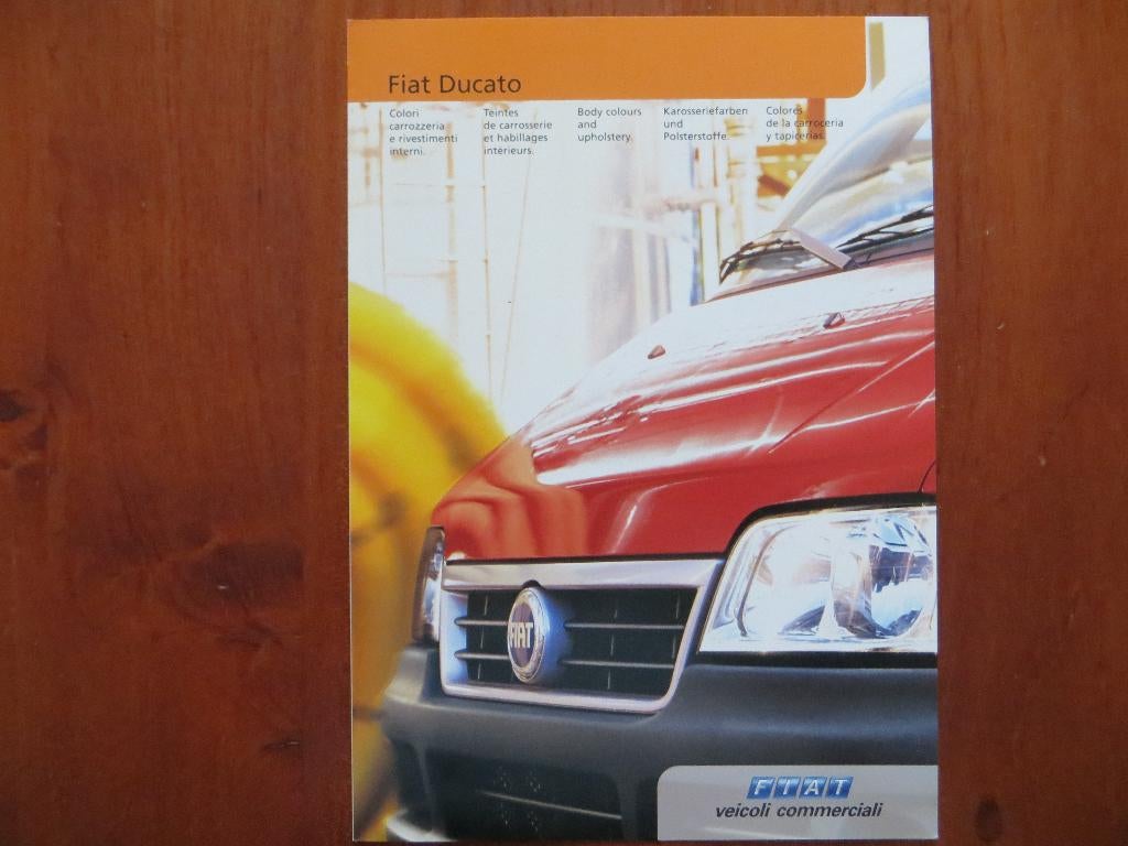 Fiat Ducato Kleuren en bekleding (mei 2004), Ophalen of Verzenden, Nieuw, Overige merken