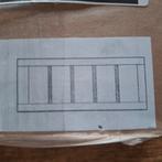 cando plakroede horizontaal  2 x 4 stuks, Doe-het-zelf en Verbouw, Plinten en Afwerking, 100 tot 150 cm, Overige typen, Nieuw