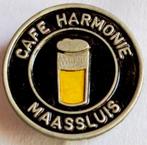 Café Harmonie Maassluis (rond speldje), Verzamelen, Speldjes, Pins en Buttons, Verzenden, Zo goed als nieuw, Overige onderwerpen