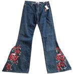 Roberto Cavalli Angels jeans, nieuw/kaartjes 36, IT Medium, Nieuw, Lang, Blauw, Ophalen of Verzenden