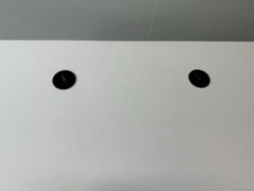 Bureau met knop en kabelgoot 160x80xH62-84 cm, 18 stuks - afbeelding 7