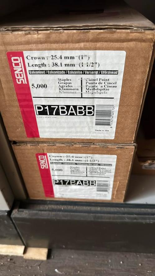 Diverse Senco tacker nieten en spijkers, Doe-het-zelf en Verbouw, Gereedschap | Handgereedschap, Nieuw, Ophalen of Verzenden