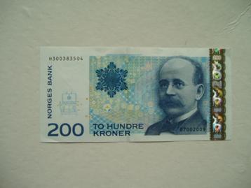 1450. Noorwegen, 200 kroner (2002-2014) UNC Birkeland. beschikbaar voor biedingen