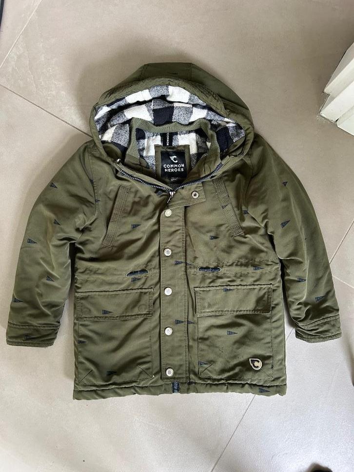 Winterjas Common Heroes 110/116, Kinderen en Baby's, Kinderkleding | Maat 116, Gebruikt, Jongen, Jas, Ophalen of Verzenden