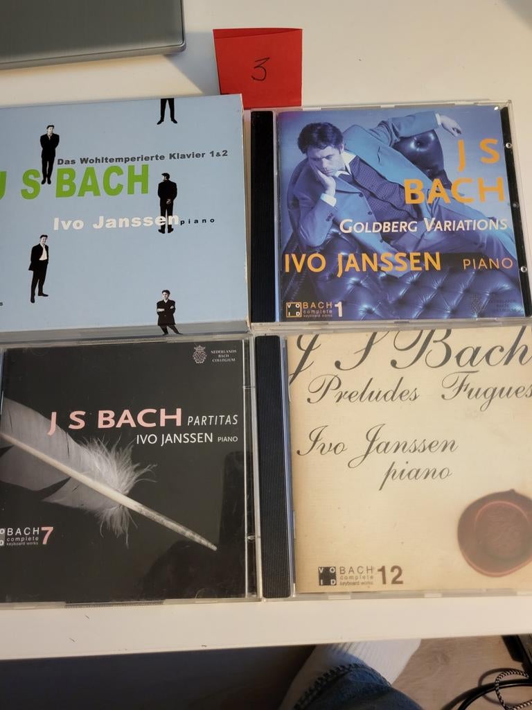 Bach - Ivo Janssen -  Collectie 8cd, Ophalen of Verzenden