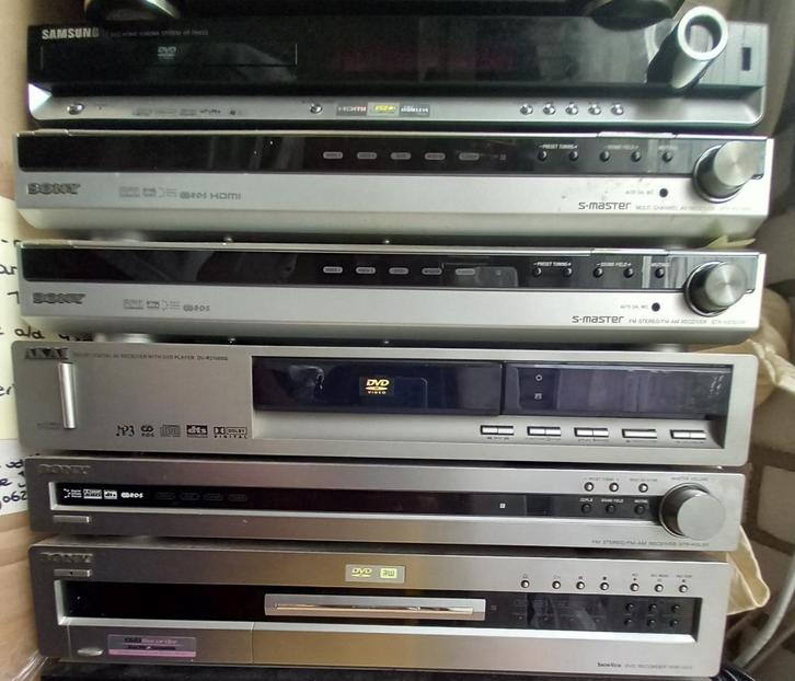 5 receiver + dvd recorder, HT-THX22, STR-KS1000P, RDR-GX3 en, Audio, Tv en Foto, Dvd-spelers, Sony, Ophalen