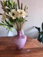Zijden bloemen incl vaas, Ophalen, Zo goed als nieuw