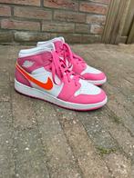 Nike Air Jordan 1 Mid Pinksicle/Safety Orange, Nike, Ophalen of Verzenden, Roze, Sneakers of Gympen