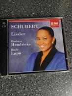2CD SCHUBERT LIEDER - BARBARA HENDRICKS, RADU LUPU, Ophalen of Verzenden, Gebruikt, Vocaal