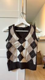 Vintage LamsWol Spencer van Amisu - Maat XS, Bruin, Ophalen of Verzenden, Zo goed als nieuw, Maat 34 (XS) of kleiner