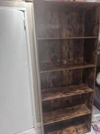 vidaXL Boekenkast hout gerookt eikenkleurig, Huis en Inrichting, Kasten | Schoenenkasten, Ophalen of Verzenden, Zo goed als nieuw