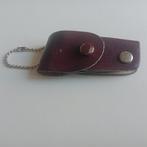 Vintage reis nagel/blikopener garnituur in lederen etuitje, Ophalen of Verzenden, Zo goed als nieuw