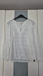 Nukus blouse broderie maat S, Maat 38/40 (M), Wit, Ophalen of Verzenden, Zo goed als nieuw