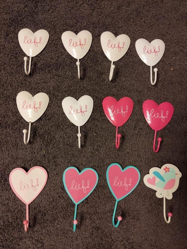 Wandhaakjes Lief! Lifestyle, Kinderen en Baby's, Kinderkamer | Inrichting en Decoratie, Gebruikt, Kapstokje, Ophalen