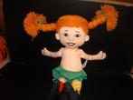 SOFTTOYS POP MEISJE PIPPI LANGKOUS GLADDE STOF, Verzenden, Nieuw, Overige typen