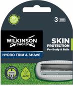 Wilkinson Hydro Trim & Shave Body & Balls Navulmesjes 3 stuk, Verzenden, Nieuw, Gehele gezicht, Overige typen