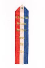 Lintje Minivoetbal Hr. Ms. Overijssel 1981, Verzamelen, Militaria | Algemeen, Ophalen of Verzenden, Marine, Nederland, Lintje, Medaille of Wings