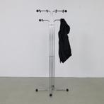 Coat Stand in Chrome, 1980s, Minder dan 100 cm, Gebruikt, Hout, Wandkapstok