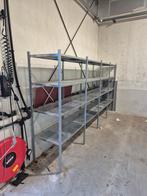 Stalen magazijnstelling met 4 schappen, Ophalen