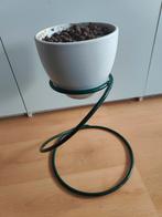 Bloempot 19cm op standaard, Tuin en Terras, Bloempotten, Ophalen, Zo goed als nieuw, Rond, 40 cm of meer
