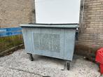 Stalen rolcontainer te koop, Doe-het-zelf en Verbouw, Transportwagens, Ophalen