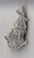 Harderwijk Molen de Hoop broche, Verzamelen, Speldjes, Pins en Buttons, Gebruikt, Niet vindbaar, Niet vindbaar, Speldje of Pin