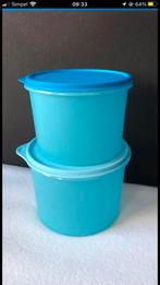 Bewaartrommels voorraadbussen tupperware zgan blauw, Ophalen of Verzenden, Zo goed als nieuw, Overige typen