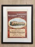 Rotterdam Scheveningen Electrische Spoorweg Poster Lijst, Ophalen of Verzenden, Nieuw, Trein, Overige typen
