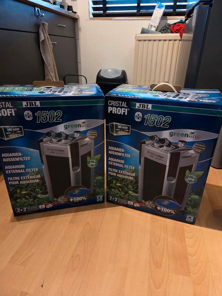 2x JBL e1502, Dieren en Toebehoren, Vissen | Aquaria en Toebehoren, Zo goed als nieuw, Filter of Co2, Ophalen of Verzenden