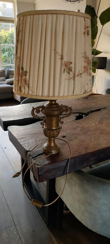 Gustaviaanse Tafellamp met Bronzen Voet, Antiek en Kunst, Antiek | Lampen, Ophalen