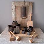 Diverse oude brocante bakspullen pasteivorm bakvorm *Etage3*, Gebruikt, ., Ophalen of Verzenden, .