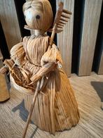 Vintage maiskolf handgemaakte poppetjes (corn husk), Verzenden, Mais, Mais, Zo goed als nieuw