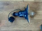 Vintage Blauwe Lamp, Huis en Inrichting, Ophalen, Gebruikt, Metaal, Minder dan 50 cm