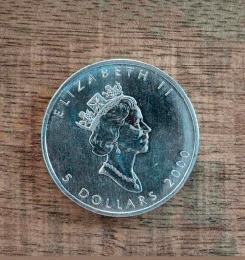 Maple Leaf 2000 - 1 oz, Postzegels en Munten, Edelmetalen en Baren, Zilver, Ophalen of Verzenden