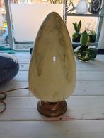 Vintage glass egg lamp, Huis en Inrichting, Minder dan 50 cm, Glas, Vintage, Ophalen of Verzenden