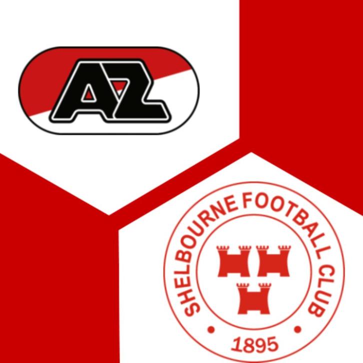 Tickets AZ Alkmaar - Shelbourne FC te koop!, Tickets en Kaartjes, Sport | Voetbal, Drie personen of meer, November, Overige typen