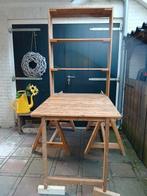 Tafel/buro met wandkast voor klein wonen, Huis en Inrichting, Bureaus, Ophalen, Zo goed als nieuw
