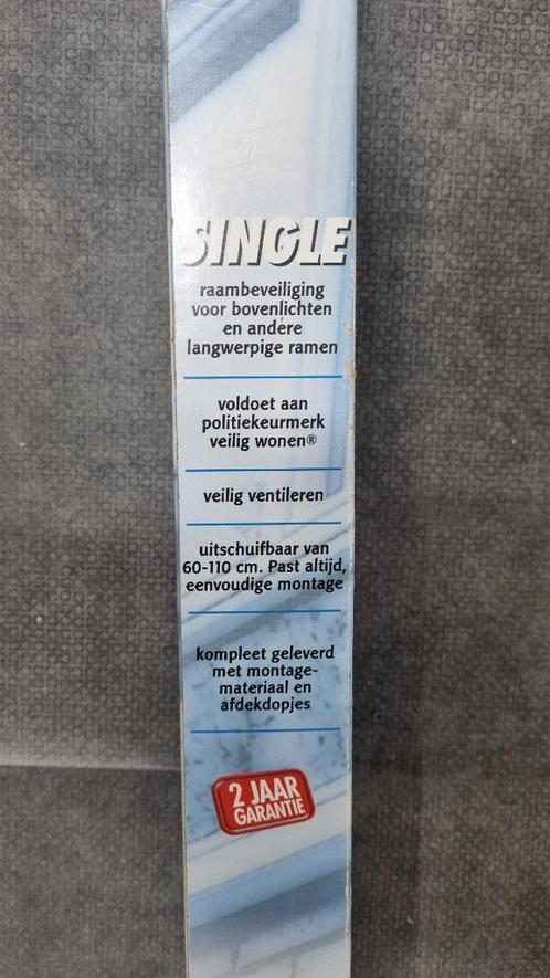 SecuBar Raam beveiliging Uitschuifbaar 60-110 cm, Doe-het-zelf en Verbouw, Hang- en Sluitwerk, Nieuw, Overige typen, IJzer, Ophalen of Verzenden