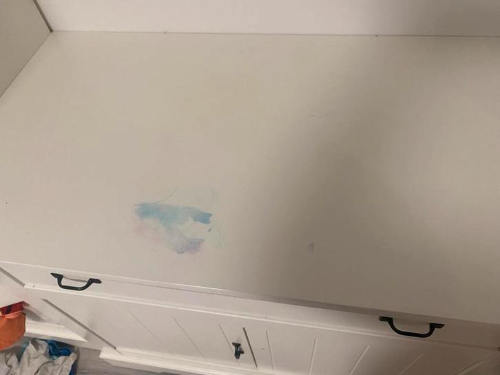 Ledikant +Commode, Huis en Inrichting, Kasten | Ladekasten, Gebruikt, Minder dan 100 cm, 100 tot 150 cm, 50 tot 75 cm, Overige houtsoorten