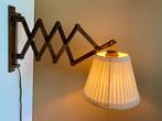 Vintage Harmonica Wandlamp een prachtige lamp, Huis en Inrichting, Lampen | Wandlampen, Ophalen of Verzenden, Zo goed als nieuw