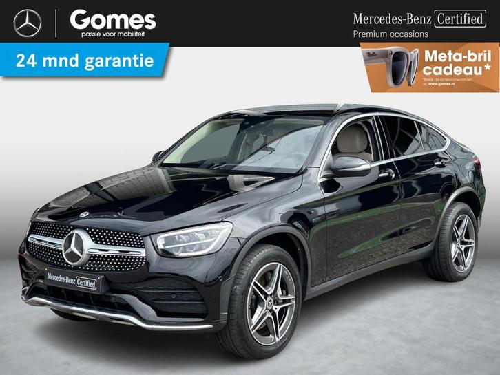 Mercedes-Benz GLC-klasse Coupé 300e 4MATIC AMG | Beige Lede, Auto's, Mercedes-Benz, Bedrijf, Te koop, GLC Coupé, 4x4, ABS, Achteruitrijcamera