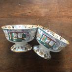 Twee antieke Canton Holland schalen, Antiek en Kunst, Antiek | Porselein, Ophalen of Verzenden