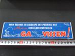 sticker Albatros Ga Vissen !  hengelsport artikelen, Ophalen, Zo goed als nieuw, Bedrijf of Vereniging
